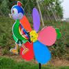 Selg 3D Large Animal Bee Windmill Wind Spinner Whirligig Yard Garden Decor