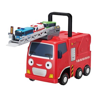 [pororomall] Tayo The Little Bus Frank's Rescue Mini Car Carrier Play Set (Minicars Not Included)