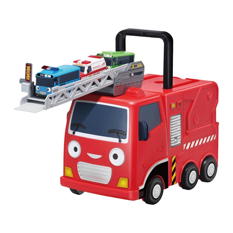 [pororomall] Тайо Маленький Автобус Фрэнк Спасатель Мини-Автовоз Игровой Набор (Мини-машинки в комплект не входят)