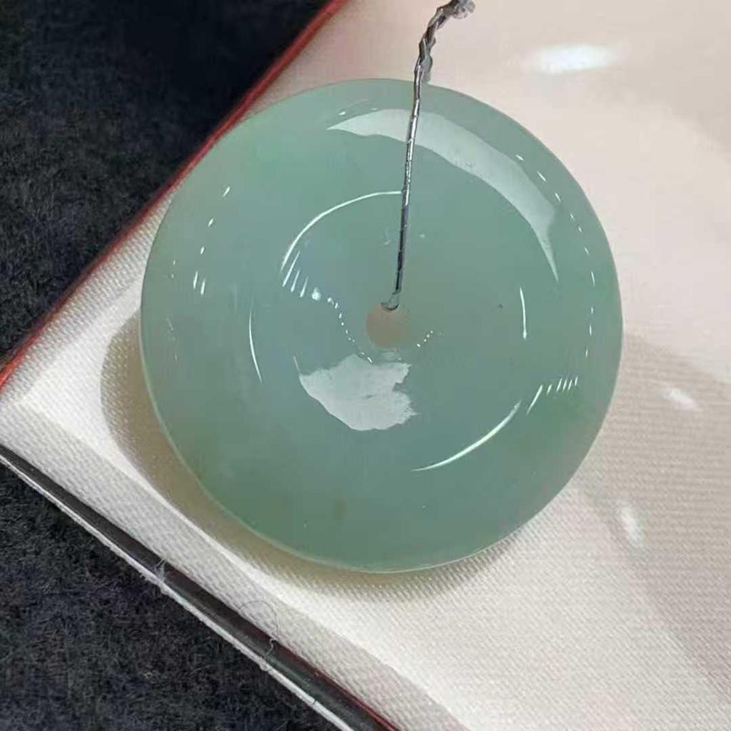 Authentic Natural Jade Ping'an Buckle Pendant for All Ages