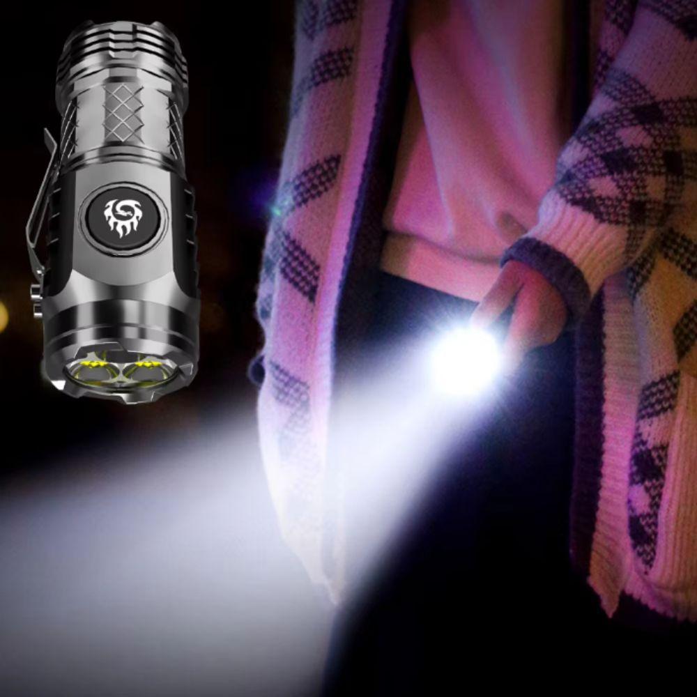 Adjustable Brightness LED Flashlight Super Bright Torch Powerful Camping Lantern Fishing