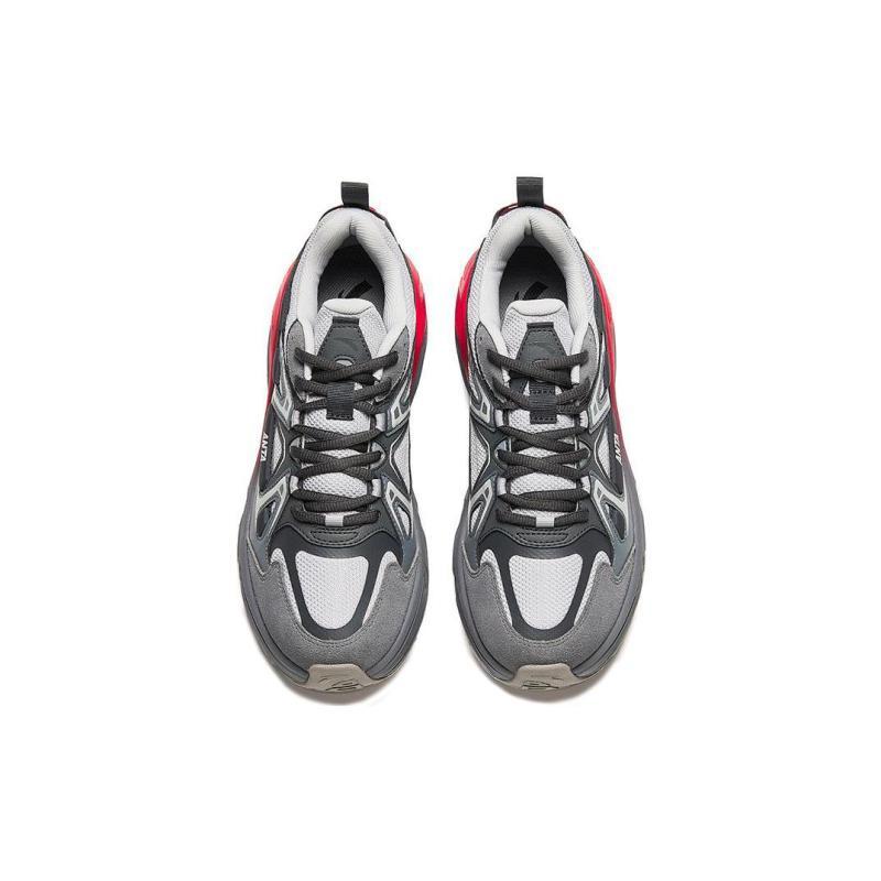 Anta Engine Cushioning Anti-Slip And Wear-Resistant Low-Top Casual Shoes Men's Silver Gray Sneakers 112348863-2
