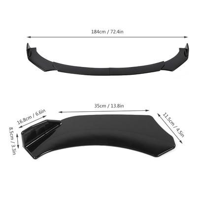 4 szt. Samochodowy przedni zderzak Lip Splitter Body Shovels Guard Universal Auto Modified Accessory