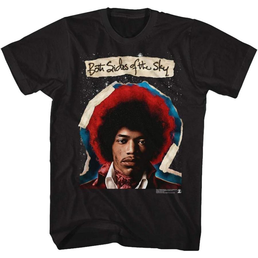 Jimi Hendrix 1960 s Psychedelic Musical Icon Both Sides of The Sky Afro T-Shirt Black XXXXXL разноцветный