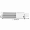 2 Pack Easy Installation G23/GX23 LED Bulb 2-Pin 4W LED Tube Bulb AC 85-265V CRI 80+ PL Retrofit Lamp Horizontal Installation