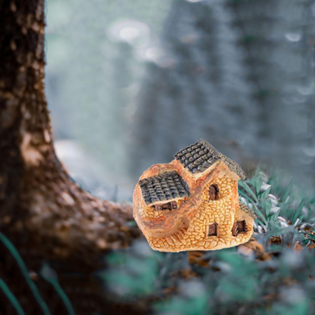 Gardening Creative Micro Small House Villa Resin Decoration