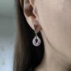 Silver Earrings with Ceramics (60002336)