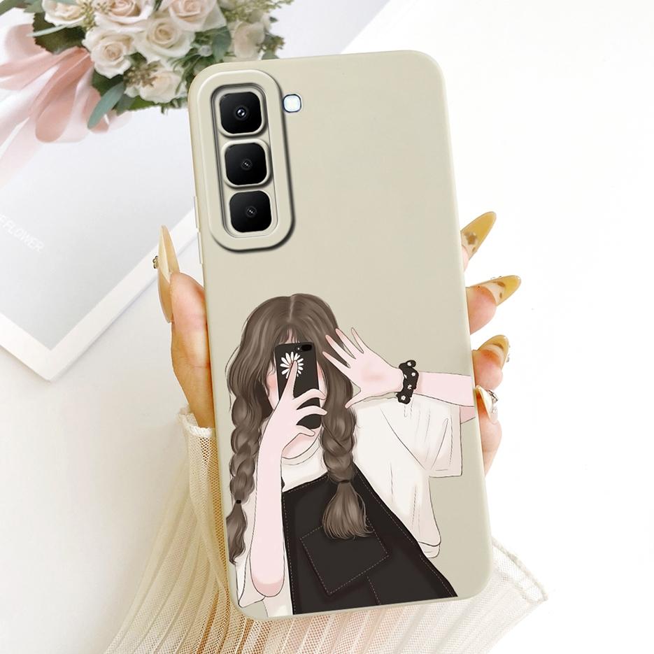 For Infinix Hot 70 5G Case X6895 X6895B Cute Fashion Cartoon Cover Shockproof Phone Case For Infinix Hot 70 Hot70 5G Soft Fundas