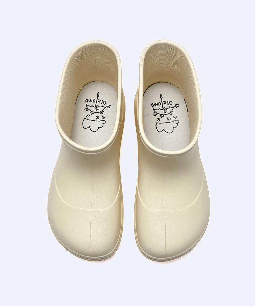 Otz [Ozzi X Umu] Biddle Rain Boots Cream Ozv6Gs219I