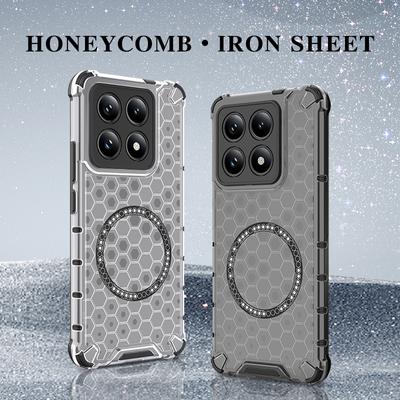 Per Magsafe Magnetic Wireless Charging Full Cover per Xiaomi 14T Pro 14 T Custodia protettiva trasparente antiurto in silicone TPU per Xiaomi Mi14TPro