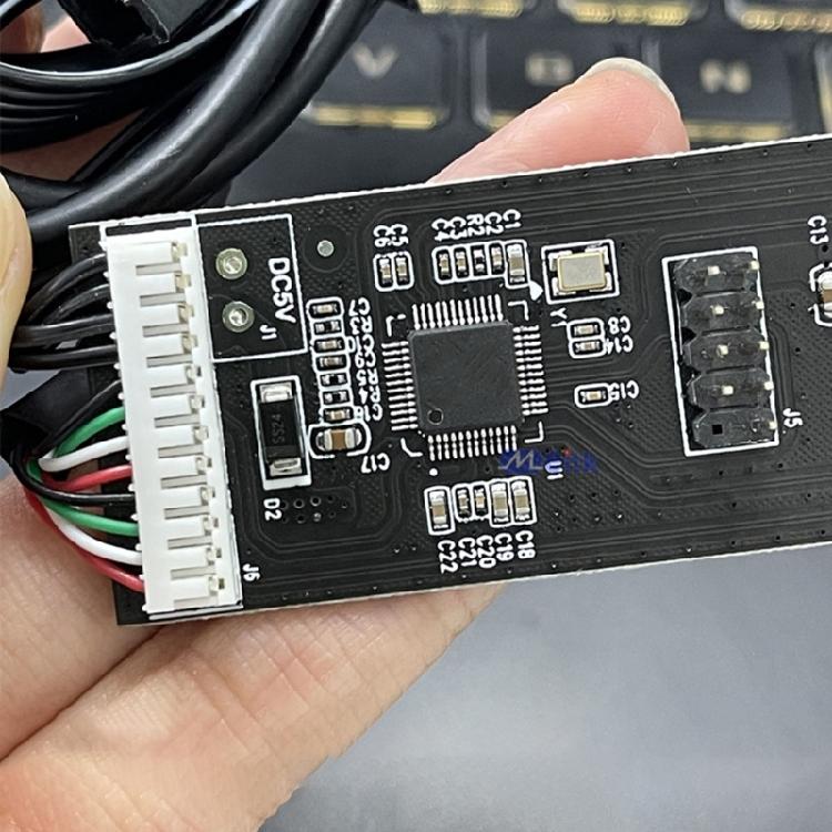 Motherboard 9 Pin USB Header Splitter Male 1 to 4 Extension Splitter Cable Desktop Card 9Pin USB 2.0 Connector Adapter