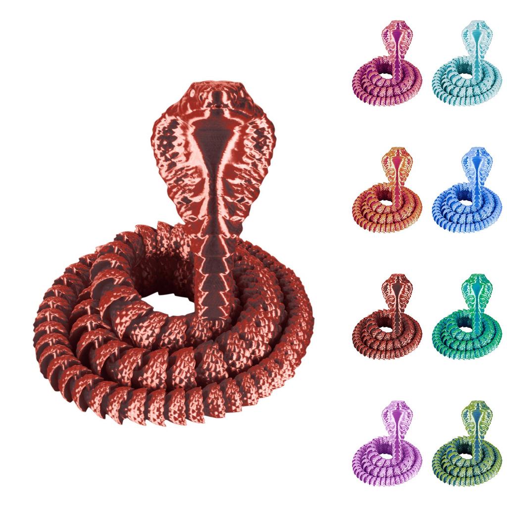 3D Printed Animal Shaped Toys With Movable Joints