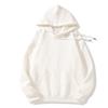 2025 autumn and winter new hooded sweater women's solid color college style loose casual velvet popular trendy brand Japanese and Korean style