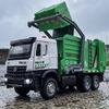 1:35 Camion de gunoi pentru salubritate urbană Model de mașină turnat sub presiune din metal aliat Decorațiune pentru casă și obiecte de colecție Vehicul cu simulare înaltă Hobby