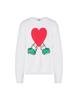 MOSCHINO Heart Graphic Cotton Blend Sweater