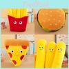 Pizza Fast Hamburgers Food Styling Plush Doll Childrens Birthday Decor Gifts