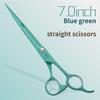 Fenice Professional 6.5/7 Ίντσες JP440C Μακαρόν Πολύχρωμο Ευθεία Κοπής Καμπυλωτό Αραιώματος Ψαλίδι 4 τεμ. Σετ Ψαλίδια Καλλωπισμού Κατοικίδιων