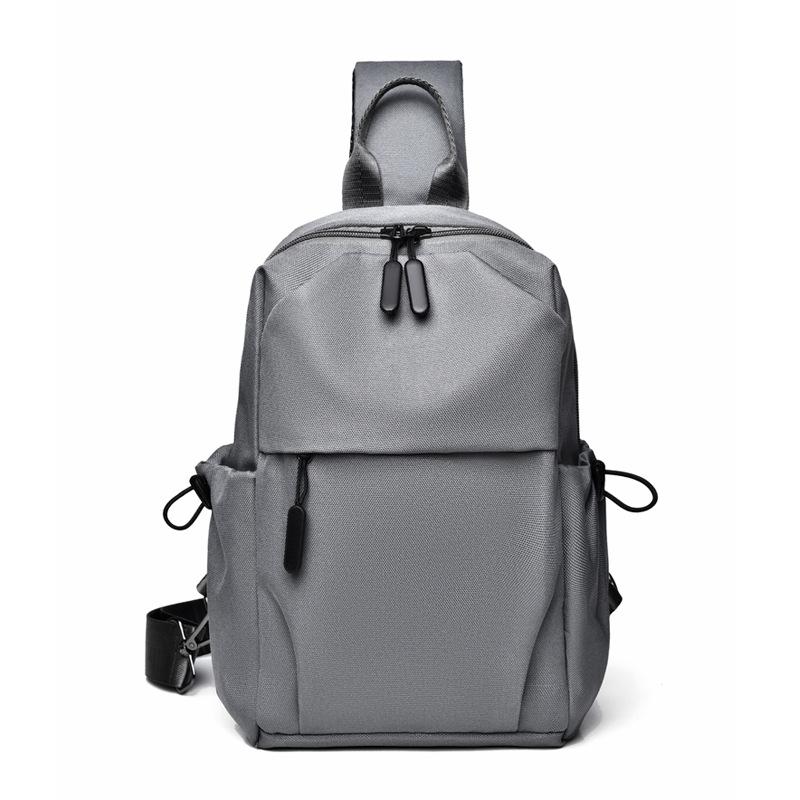 New casual men's Oxford cloth breast bag simple trend thickened shoulder messenger bag student travel bag backpack