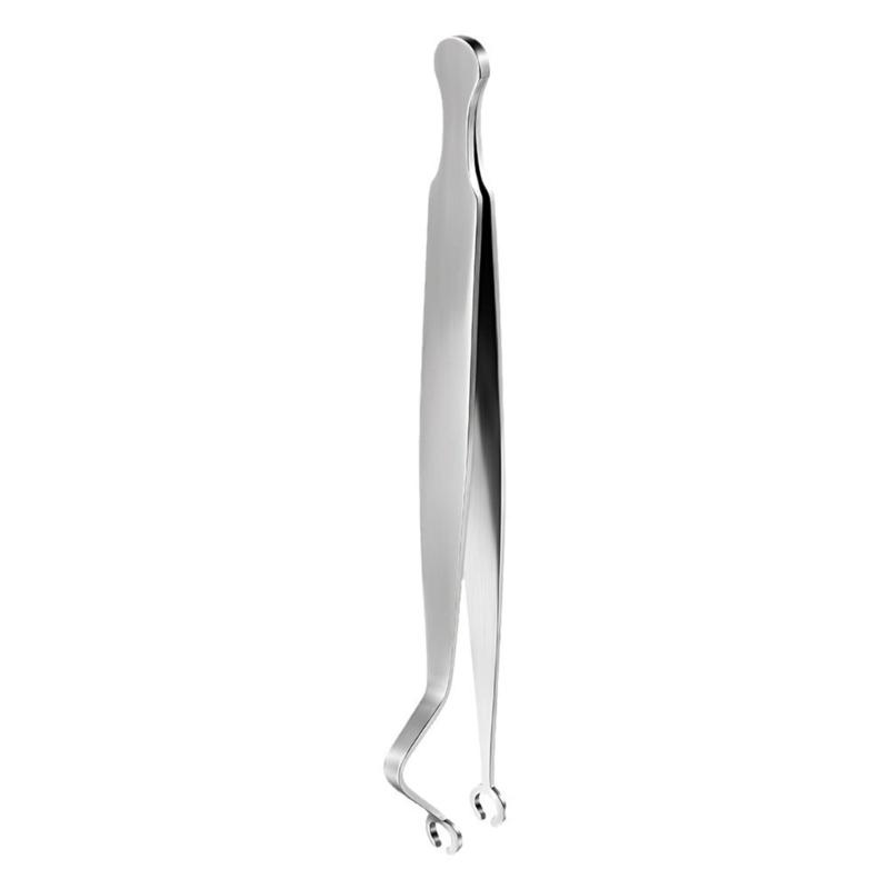 

Stainless Steel Piercing Tool with Ergonomic Round Tweezers Designs for Precise Navel Tongue and Ear Stud Positioning 1