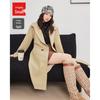 IEF Women's Autumn Korean Style Versatile Trench Coat