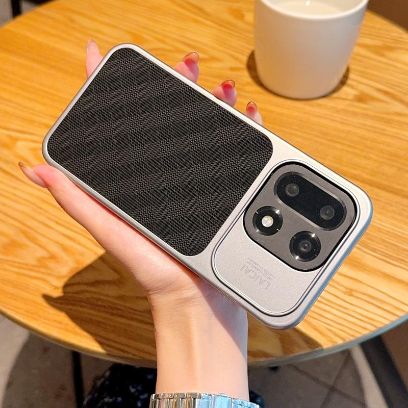 For OnePlus 15 15T Phone Case Woven Pattern Protective PC Hard Shell Shockproof Back Cover