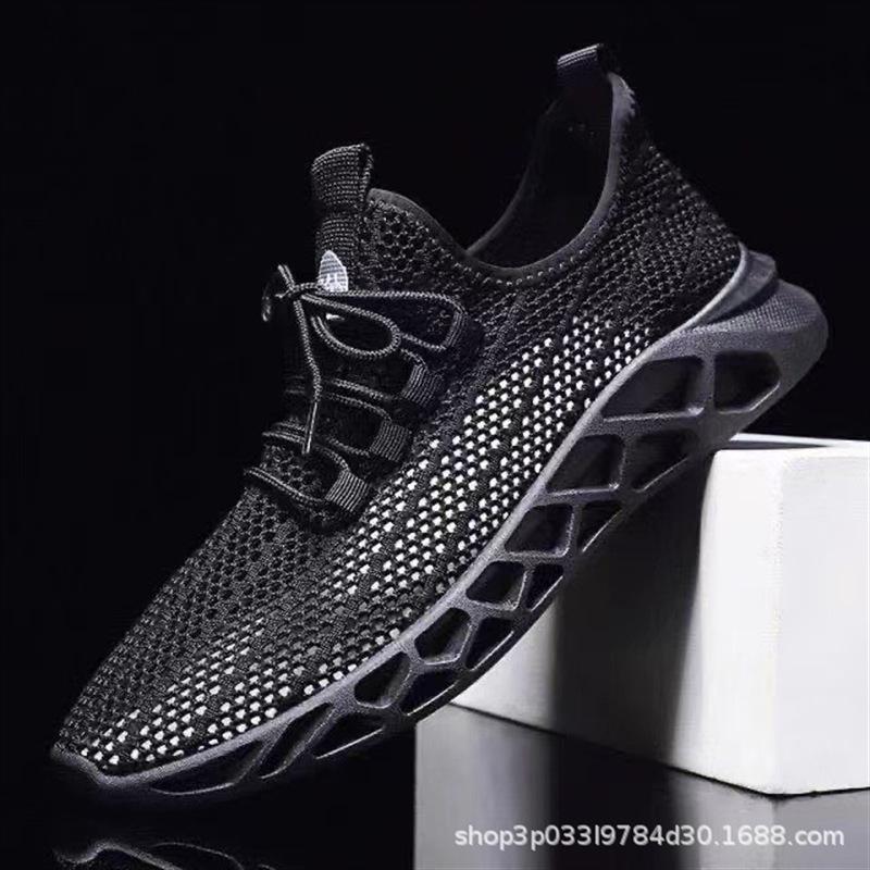 Fashion Summer New Men's Mesh Breathable Thick Bottom Non-slip Wear-resistant Retail Export