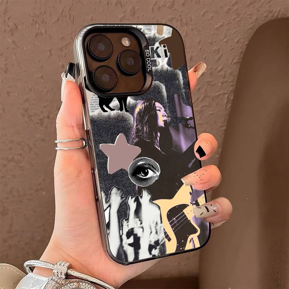 

Singer Rock M-Mitski For IPhone 17 Air Pro Max 16 15 14 13 12 11 Anti Drop Protective Color Phone Case iPhone 15 plus