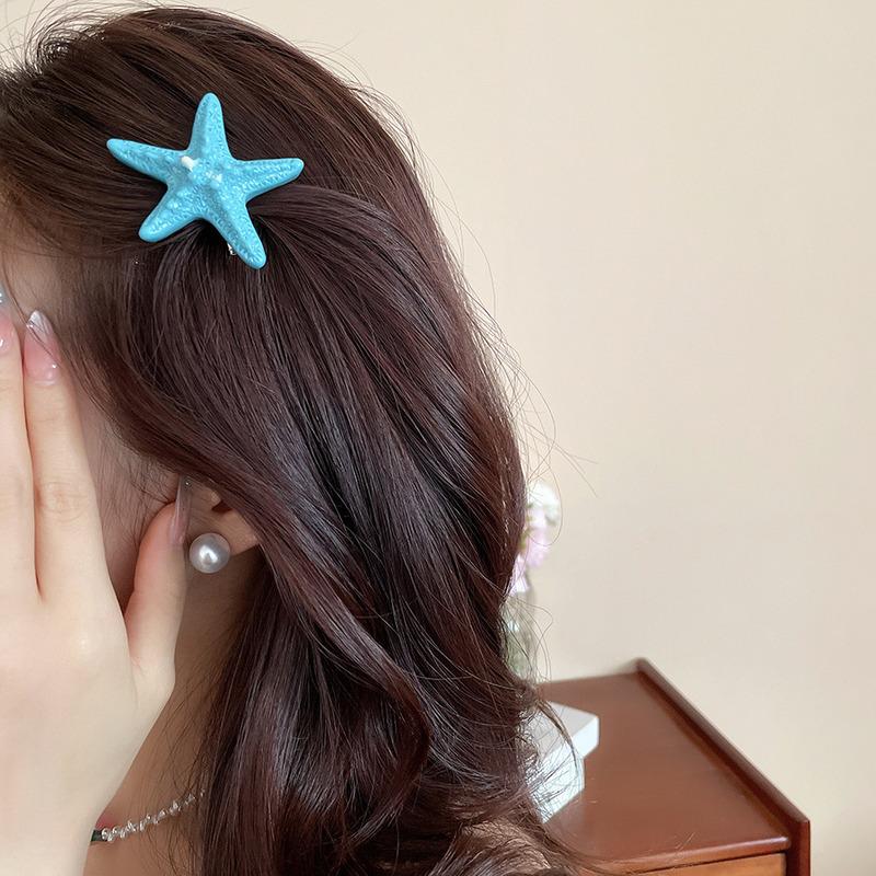 Neue Sommer Strandurlaub Muschel Seestern Haarspangen Haarnadeln Süße Seitenklammer Haarspangen Für Mädchen Koreanisches Ornament Haarschmuck