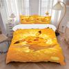Pikachu Sparkle Adventure Print 3Pcs Bedding Setduvet Cover With 2 Bedropillowcase Home Birthday Gift