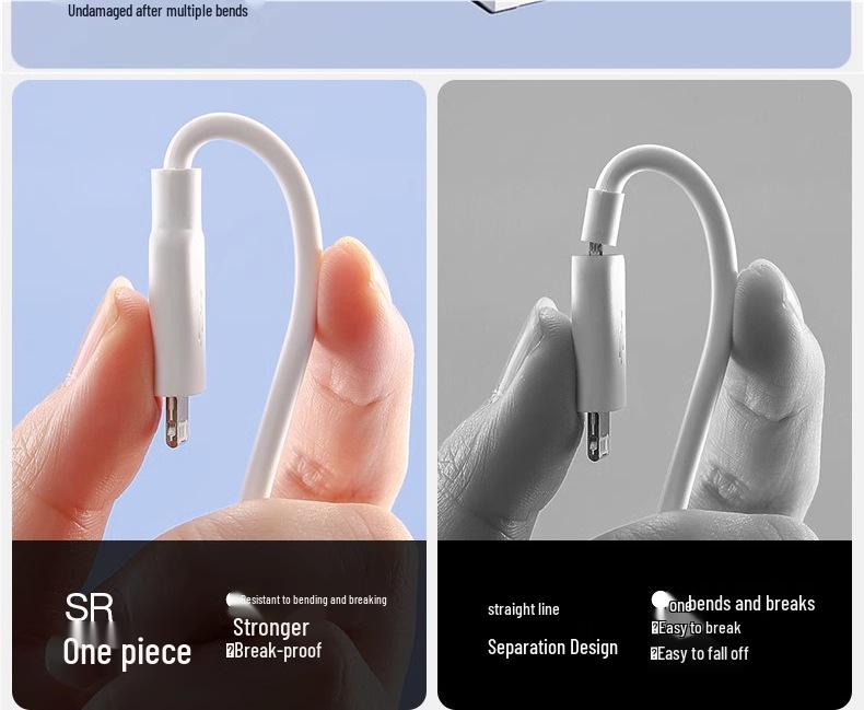 Retractable 3-in-1 Braided Multi-Head Charging Cable for Super Fast Charging
