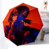 1pc Outdoor Umbrella with Anime Character Design - Automatic Opening/Closing, Portable 3-Fold Design, 8-Bone Iron Frame, Perfect Gift for Fans, Travel