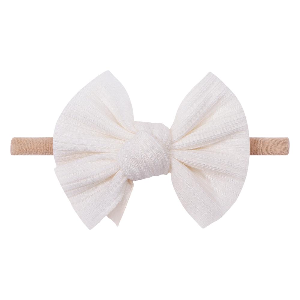 1/2Pcs/Lot Newborn Baby Headband Bows Nylon Baby Girl Headbands Elastic Soft Hair Bands For Children Baby Hair Accessories Kids