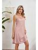 2024 Summer Solid Color Spaghetti Strap Sleeveless Dress