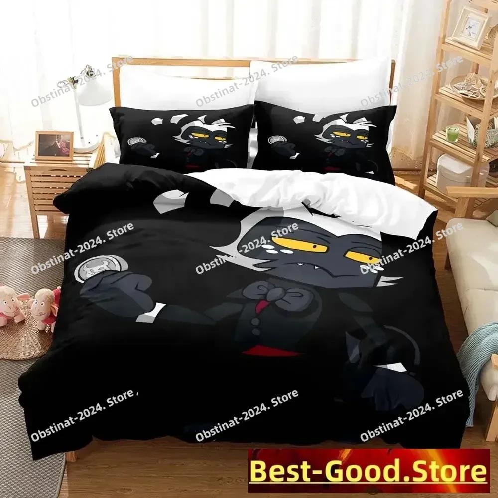 Moxxie Boss Bedding Set Printed Bed Set With Pillowcase Bed Duvet Cover Soft Single Double Queen Super King Size Bedroom