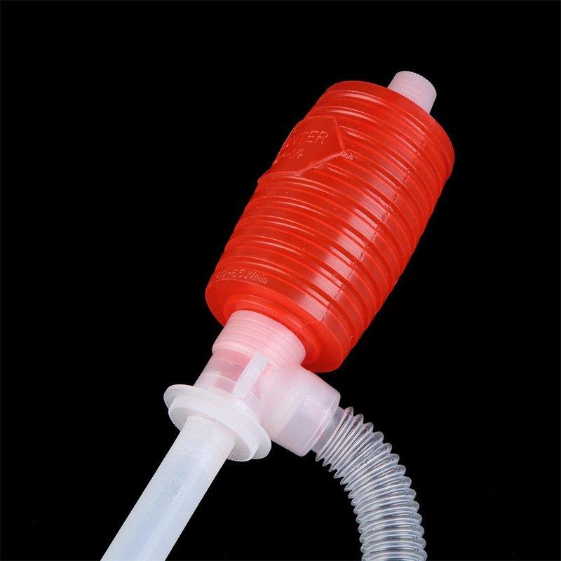 Car Truck Fuel Oil Gasoline Diesel Transfer Sucker Hand Pump Manual Siphon Suction Water Chemical Liquid Pump Universal Car Tool