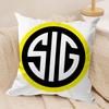SSig SSauer Cushion Cover Short plush Doublesided Print Square Throw Pillow Covers Sofa Home Cushion Decor