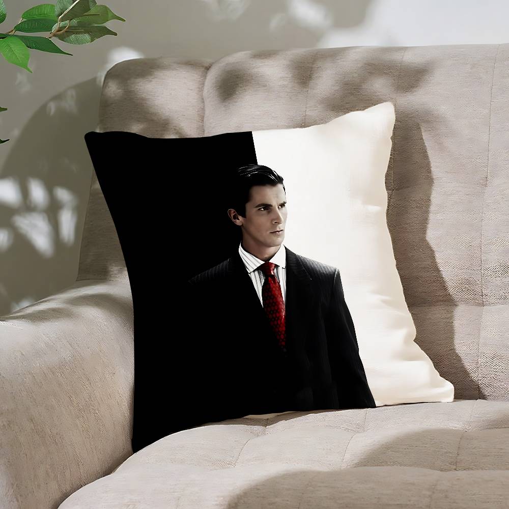 Klassisch Amerikanisch Psycho Kissenbezug Dekokissenbezug Nordischer Vintage-Stil Kissenbezüge Wohnen Zuhause Sofa Couch Sitz Dekor