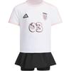 Children Aged 3 7 Years Old Skirt Set SportswearTrack White/Black JM3455