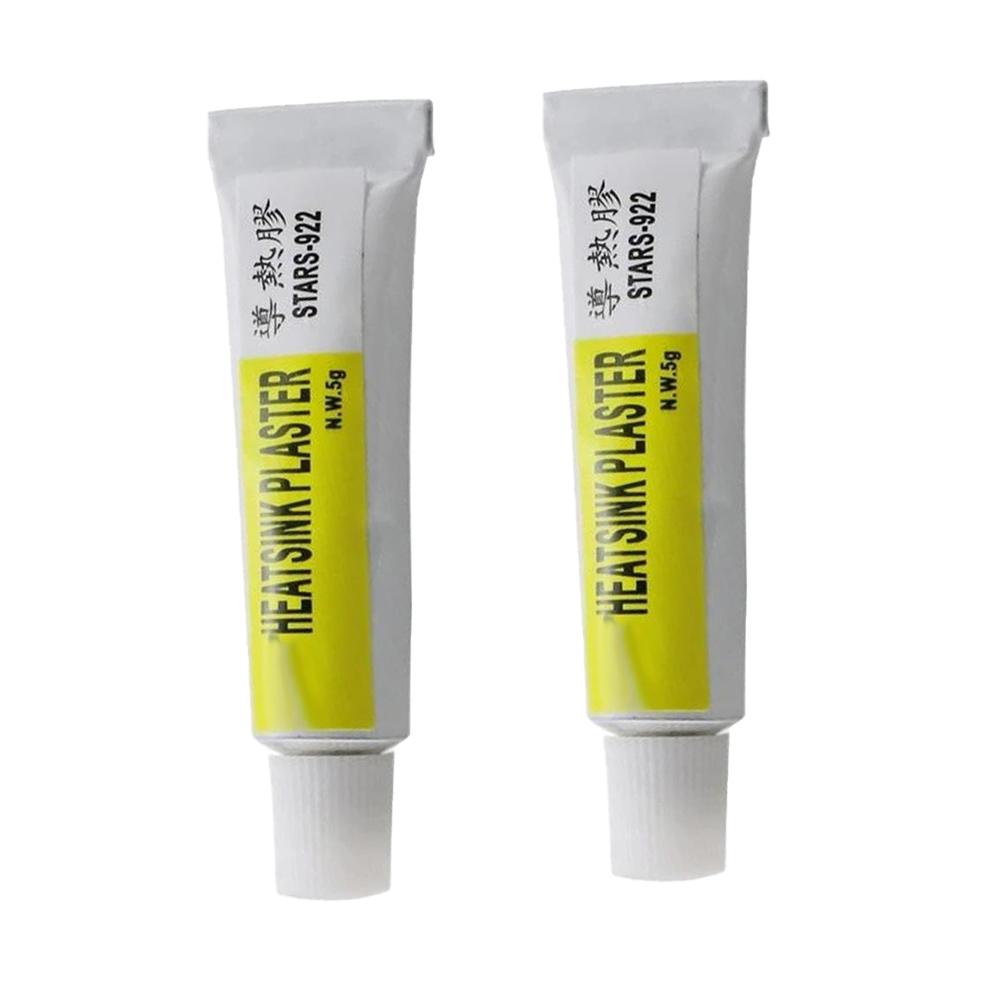 1/2/3pcs Heatsink Plaster Thermal Silicone Adhesive Cooling Paste Strong Adhesive Compound Glue For Heat Sink Sticky