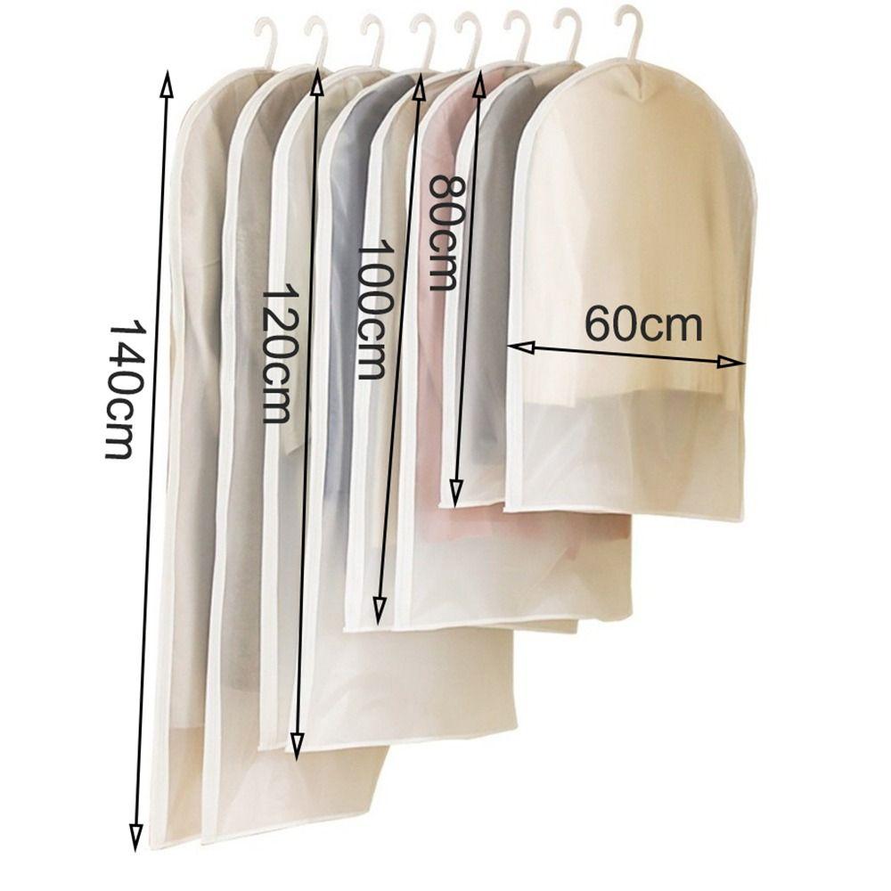 Clear Wedding Dress Garment Protector Wear Resistant Reusable Dust-proof Covers Universal Bride Gown Storage Bags Wardrobe