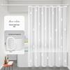 Yicang Waterproof Shower Curtain with Telescopic Rod