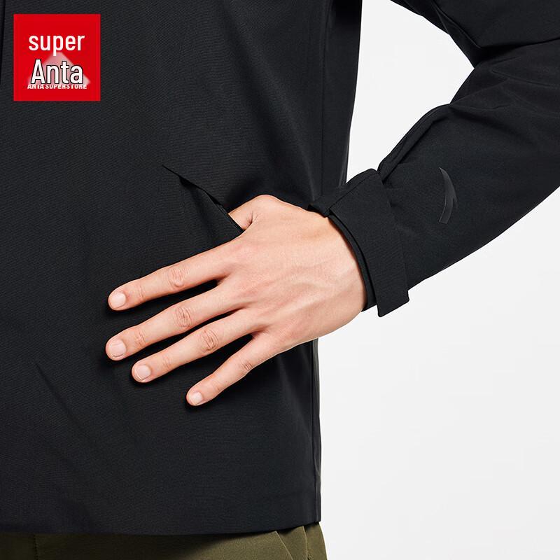 Anta Men's Fleece-Lined Water-Repellent Training Jacket