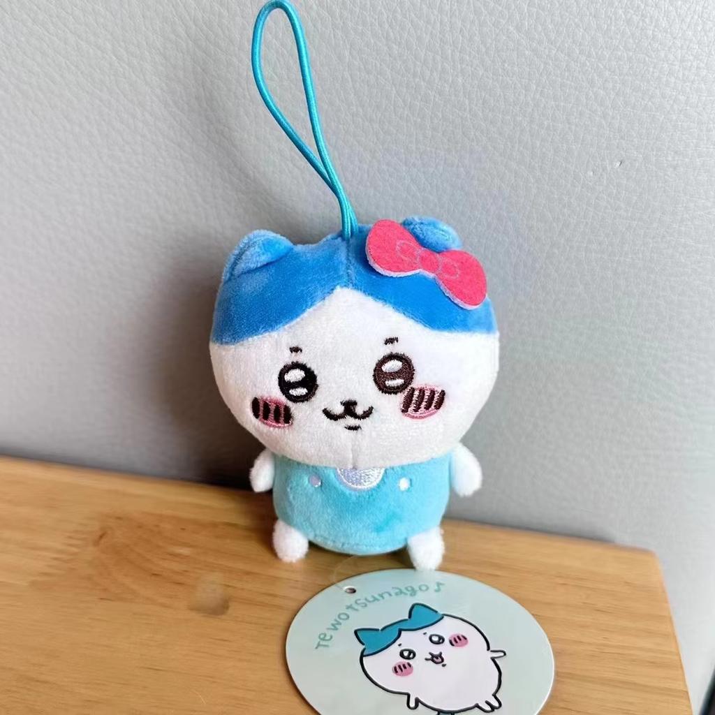 Chiikawa Özgüvensiz Ayı İşbirliği Sanrioin Peluş Bebek Helo Kiity1 Melodiyi Kuromev Sachiji Peluş Oyuncak Anahtarlık Süsle