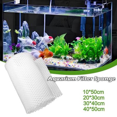 Durable 3D Aquarium Filter Sponge Honeycomb Anti-water Biochemical Filter High-Density Bio Sponge Pad Aquarium Accessories