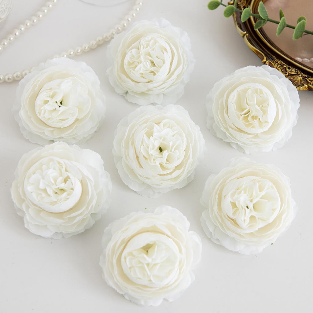 Artificial Flower Silk Peony Stem Combination Outdoor Courtyard Wedding Bridal Bouquet Home Room Holiday wreathDiy Box Decoratio