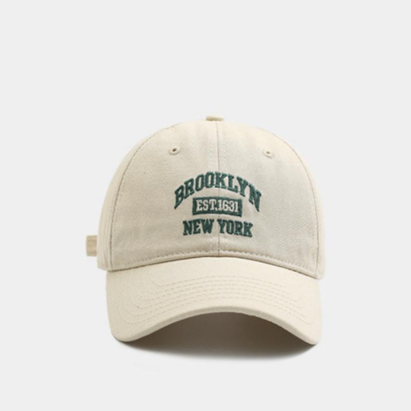

Fashion Men Women BROOKLYN Baseball Cotton Adjustable Snapback Hat Embroidery Women s Cap Hip Hop Outdoor Casual Sun Hats бежевий