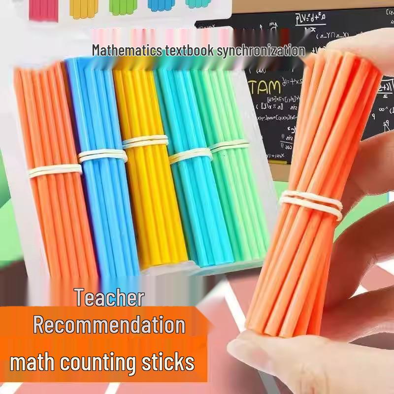 500 Colorful Counting Sticks for Math - Perfect for Elementary Abacus Teaching Aids