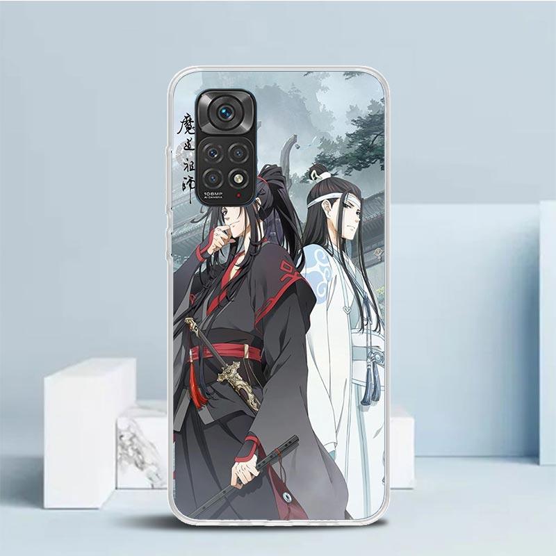 

Чехол для телефона аниме Мо Дао Цзу Ши Для Xiaomi Redmi Note 15 14 14S 13 12S 12 Pro Plus 11S 11 11T 11E 10S 10 + Мягкий ТПУ Задняя крышка Re Redmi Note 12 Pro 4G
