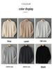 Men's High-Neck 100% Wool Thickened Cashmere Sweater – Autumn/Winter Long-Sleeved Loose Knit Base Layer