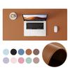 Desk Pad Protector, Mouse Pad, Desk Mat, Non-Slip with Stitched Edges PU Leather Desk Blotter for Home School